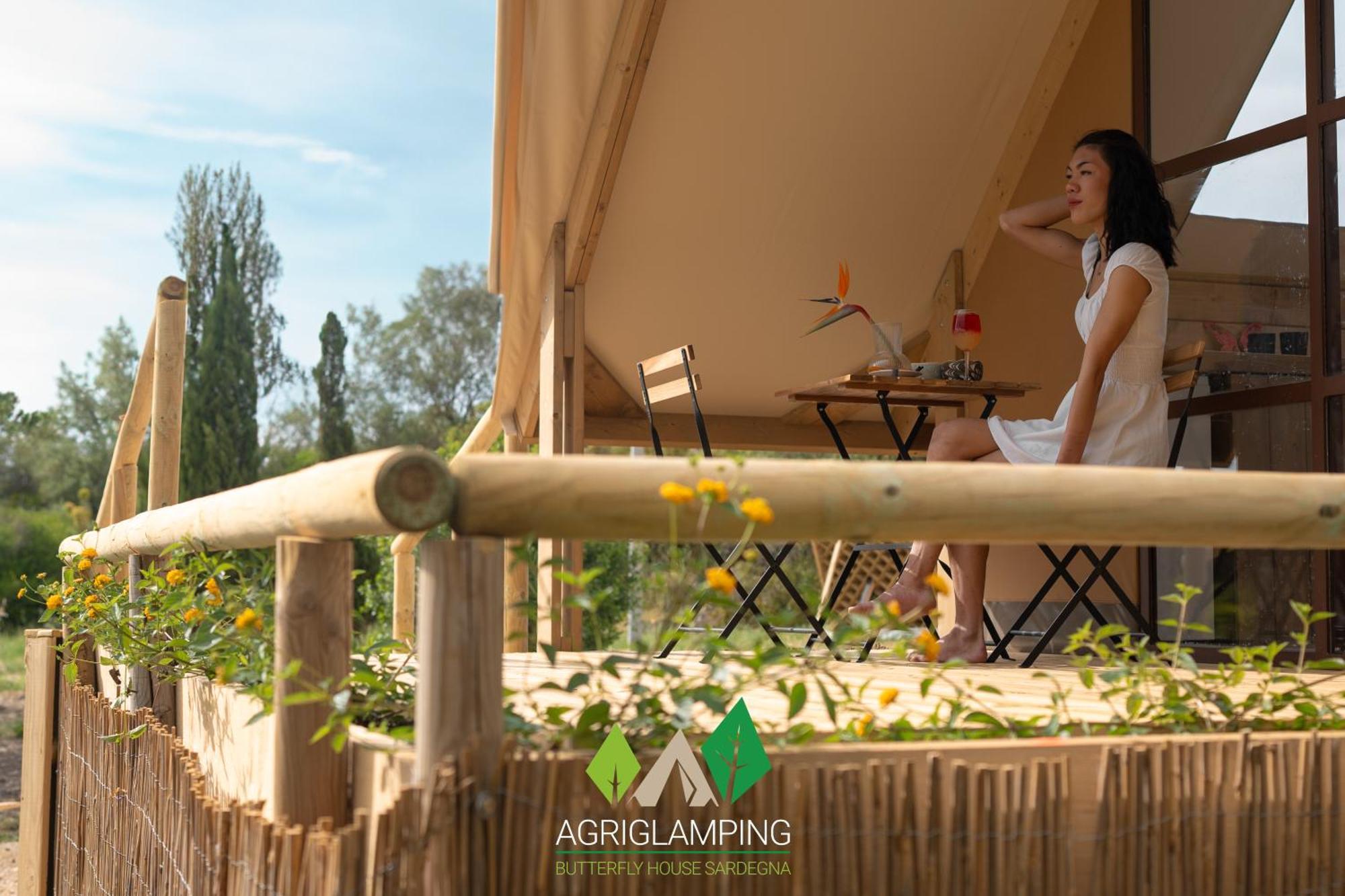 Agriglamping Butterfly House Sardegna Hotel ออลเมโด ภายนอก รูปภาพ